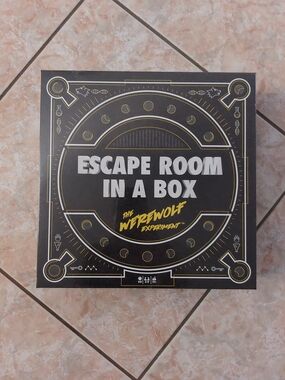 Mattel Escape Room In A Box– Werewolf Experiment - Factory Sealed